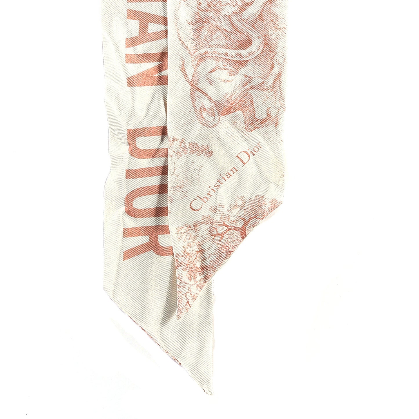 Silk Toile De Jouy Mitzah Scarf Pink