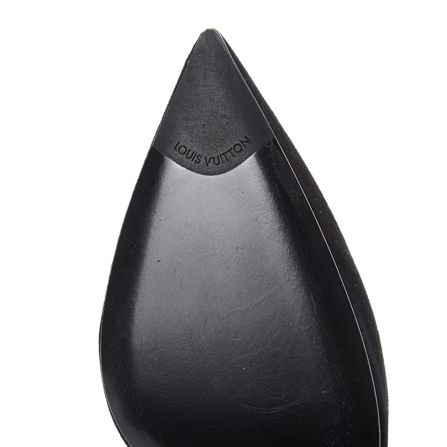 Louis Vuitton Suede Pumps 37 Black 8 of 10