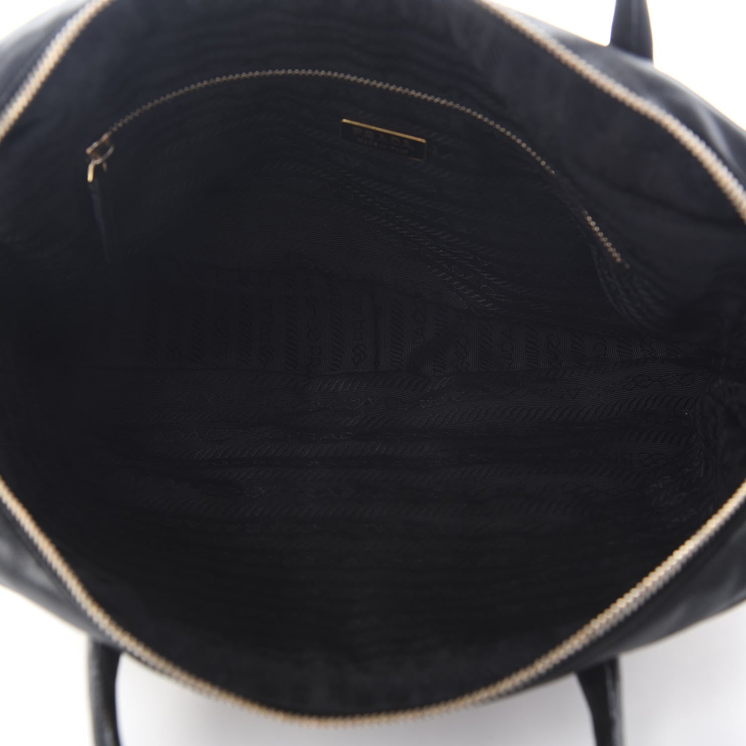 Prada Nappa Metal Grommet Bauletto Black 4 of 7