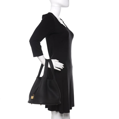 Hermes Taurillon Clemence Picotin Lock 22 MM Black 2 of 10