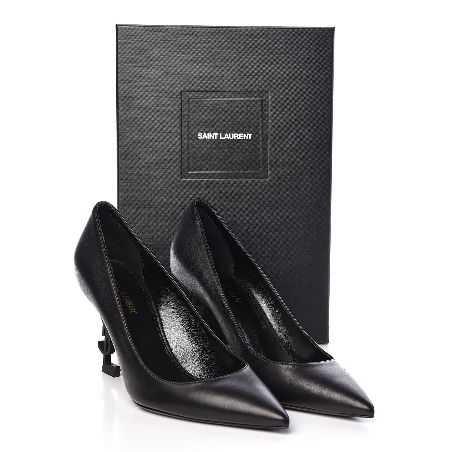 Calfskin Opyum 85 Pumps 39 Black