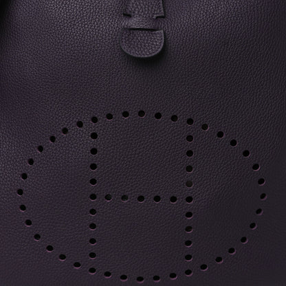 Hermes Togo Evelyne III TGM Raisin 7 of 9