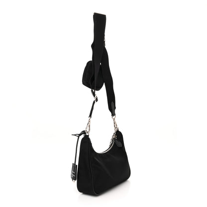 Prada Nylon Re-Edition 2005 Shoulder Bag Black 3 of 9