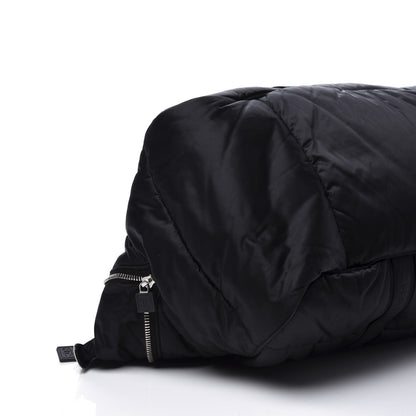 Chanel Nylon Quilted Logo Duffel Black 5 of 12