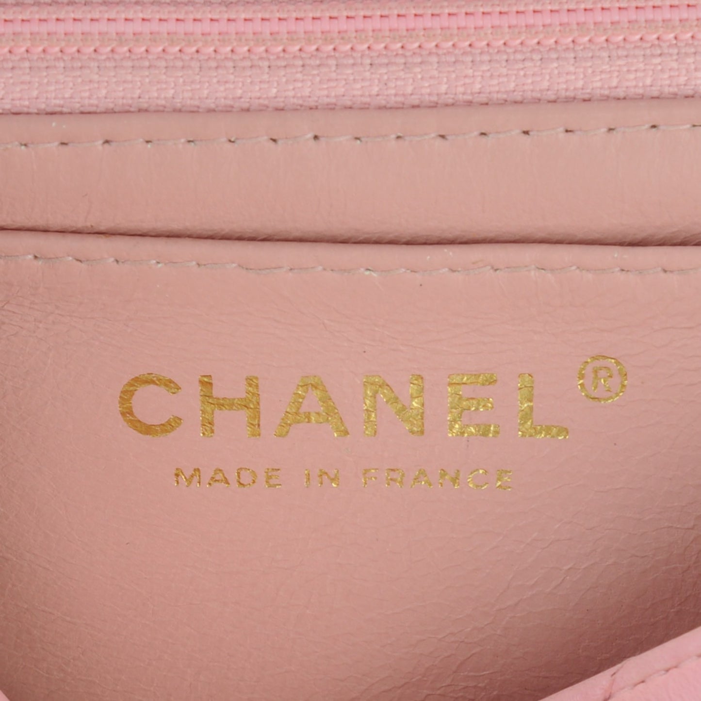 Lambskin Quilted Mini Square Flap Pink