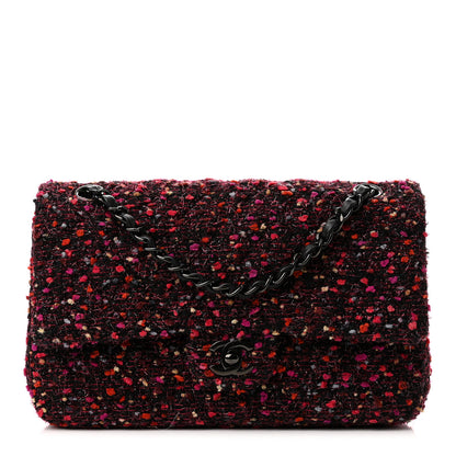 Chanel Tweed Quilted Medium Double Flap Multicolor 1 of 10