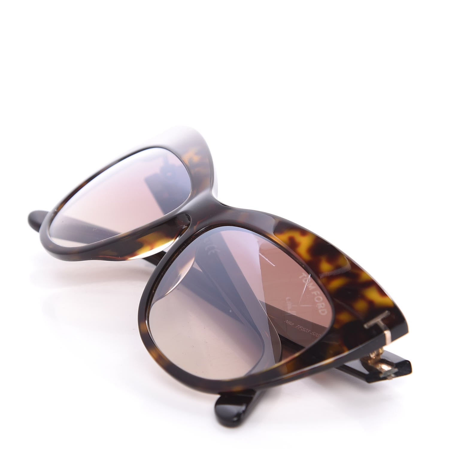 Tom Ford Nika Cat Eye Sunglasses TF523 Havana 8 of 9