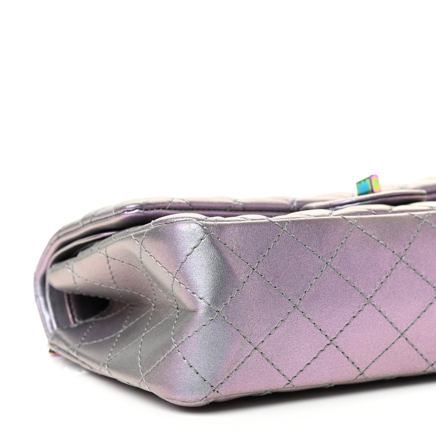 Iridescent Lambskin Quilted 2.55 Reissue 225 Flap Light Purple