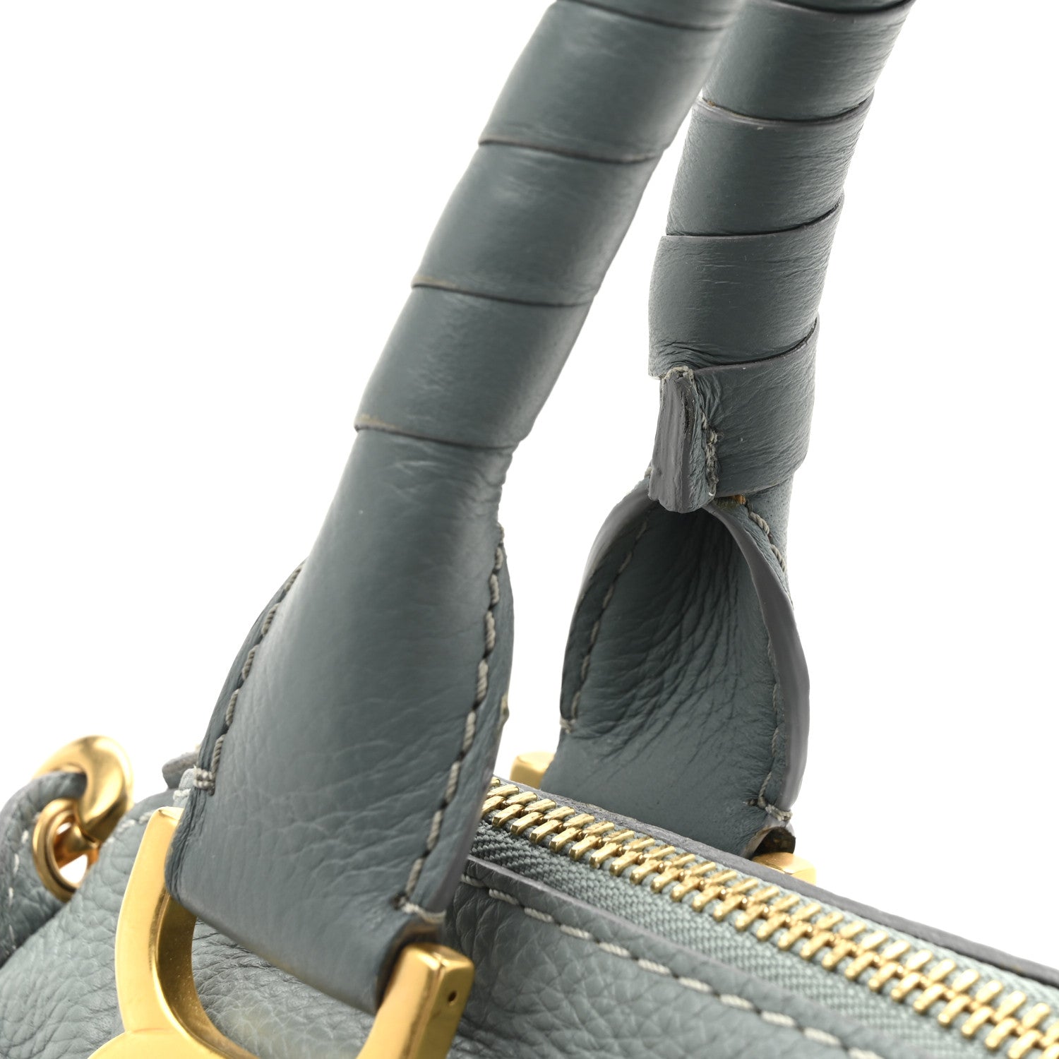 Chloe Calfskin Medium Marcie Satchel Cloudy Blue 29 of 30