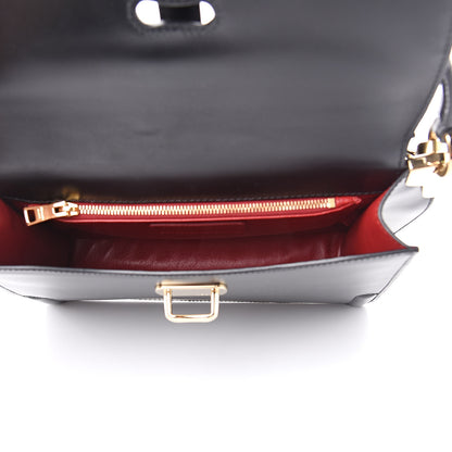 Prada City Calfskin Belle Top Handle Bag Black 5 of 9