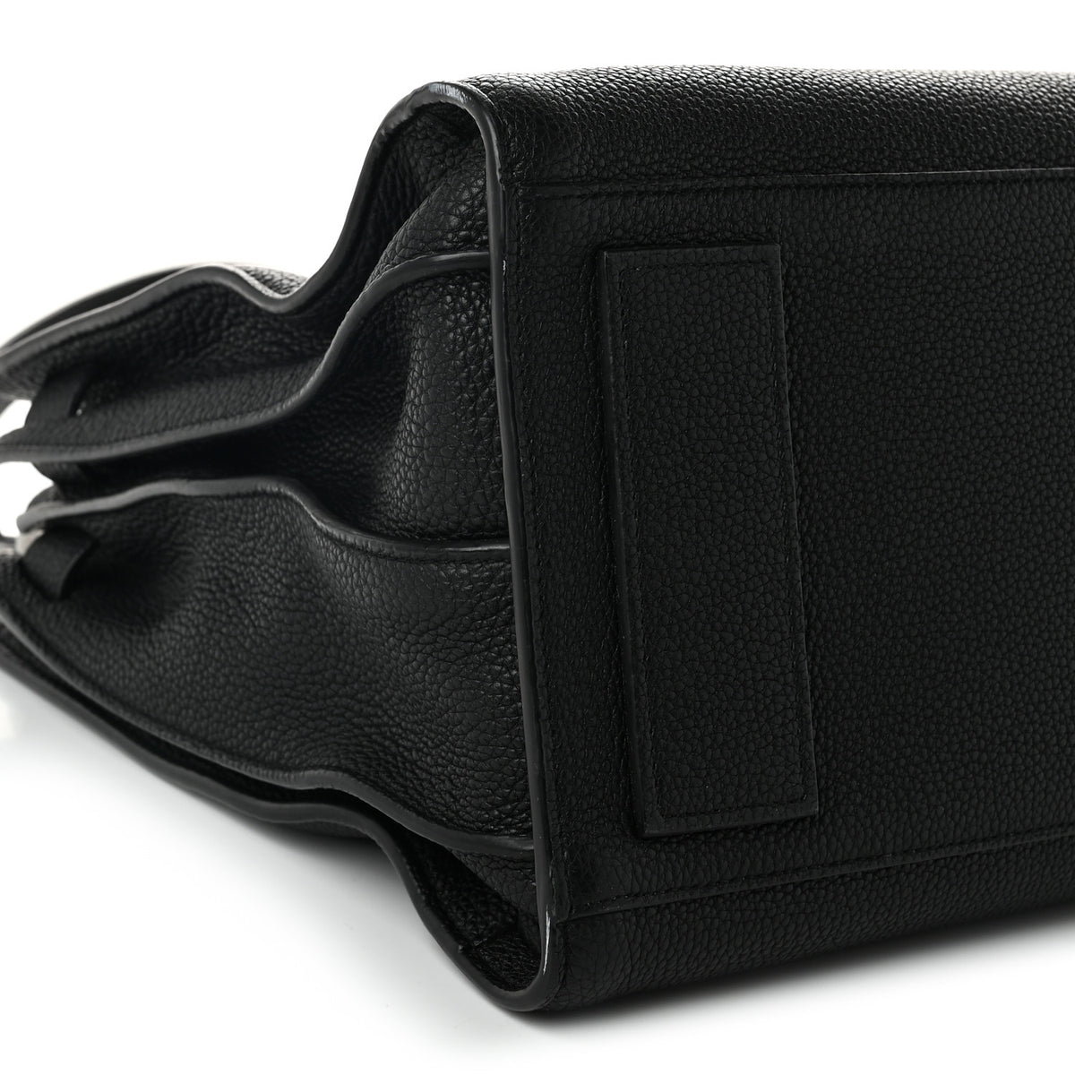 Saint Laurent Grained Calfskin Medium Souple Sac De Jour Black 9 of 10