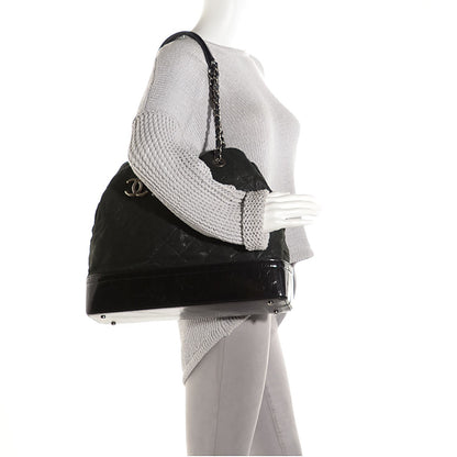 Chanel Iridescent Calfskin VIP Large Tote Black 2 of 8