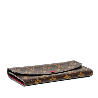 Louis Vuitton Monogram Emilie Wallet Fuchsia 4 of 6