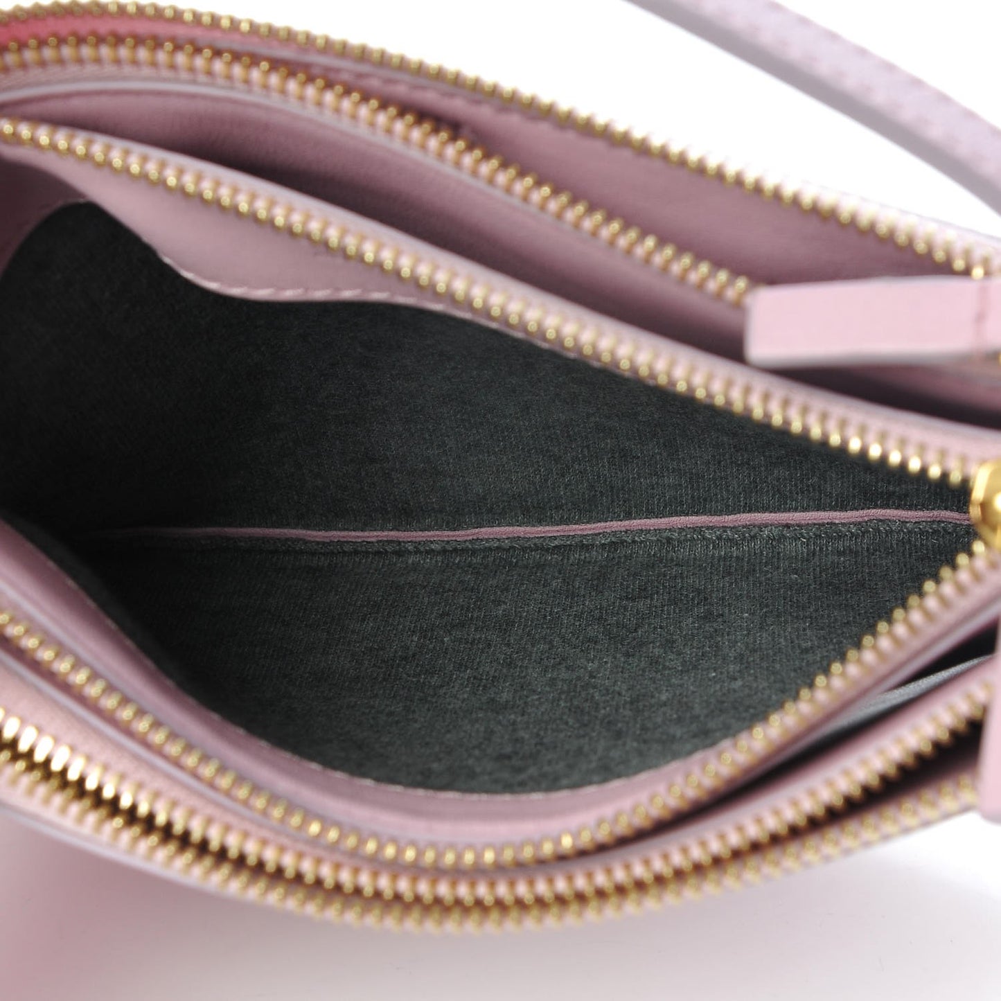 Lambskin Small Trio Crossbody Bag Pink
