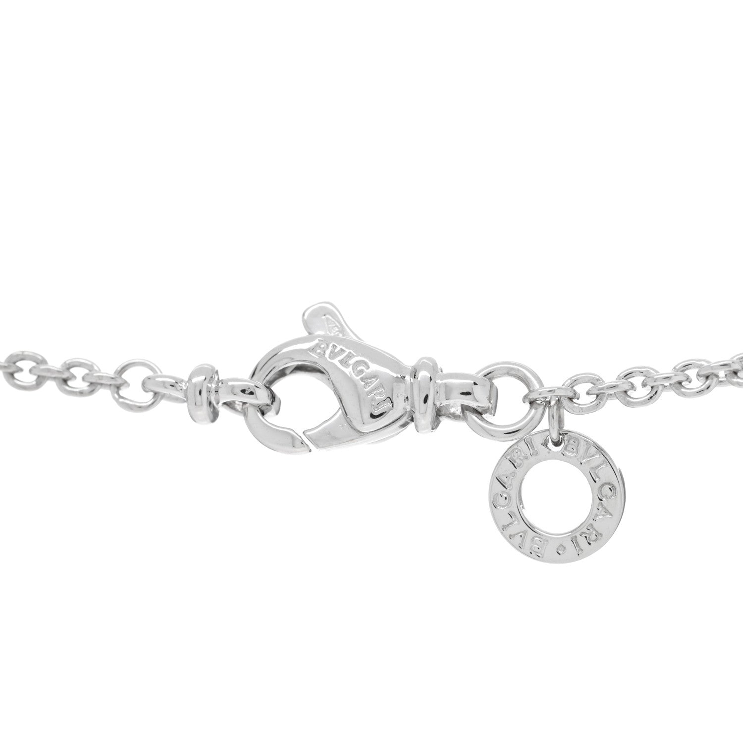Bulgari 18K White Gold B.Zero1 Pendant Necklace 4 of 4
