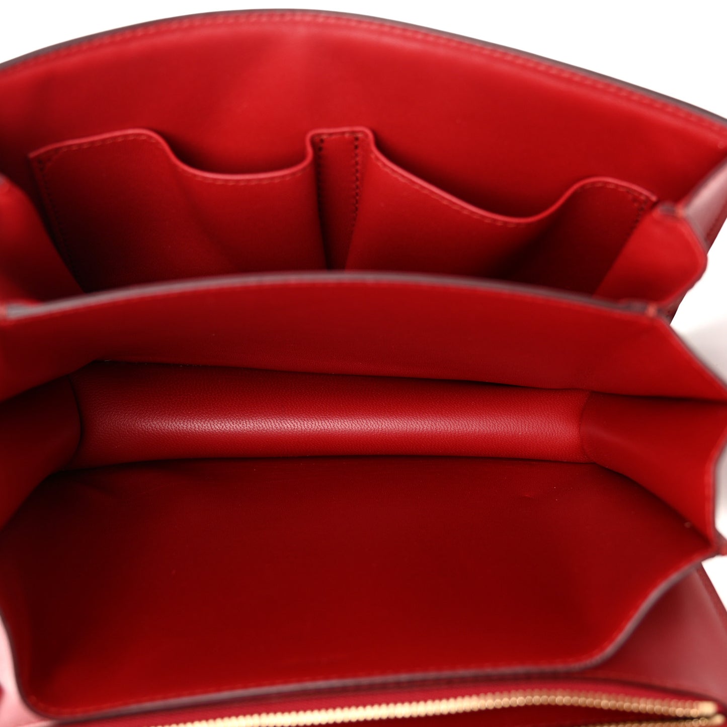 Box Calfskin Medium Classic Box Flap Bag Red