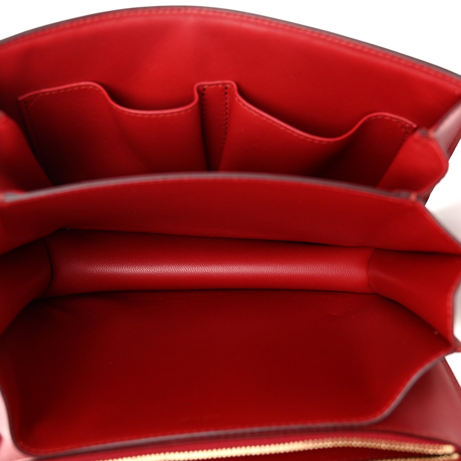 Celine Box Calfskin Medium Classic Box Flap Bag Red 5 of 13