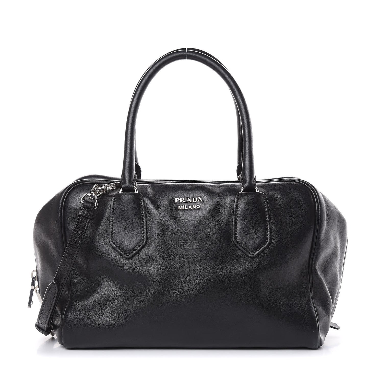Soft Calf Medium Inside Tote Black Mughetto