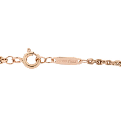 Tiffany 18K Rose Gold HardWear Double Link Pendant Necklace 5 of 7