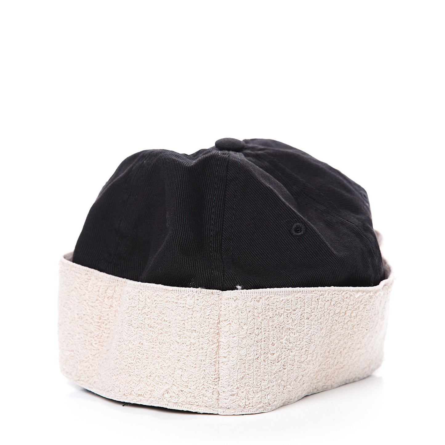 Gabardine Baseball Hat with Headband M Black