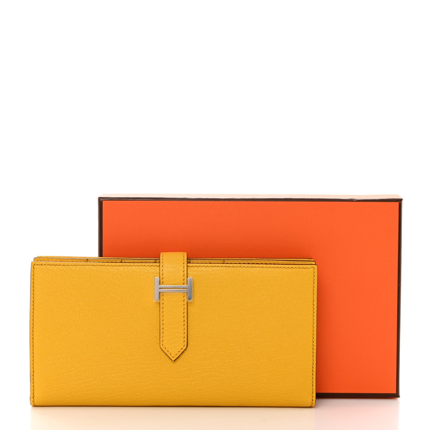 Chevre Mysore Bearn Gusset Wallet Sun