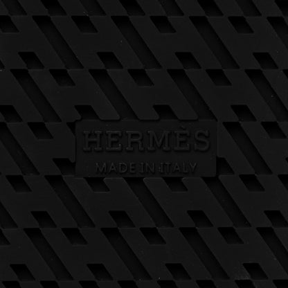 Hermes Calfskin Womens Chypre Sandals 40 Black 6 of 8