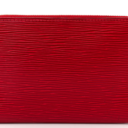 Louis Vuitton Epi Pochette Accessories 24 Castillan Red 8 of 10