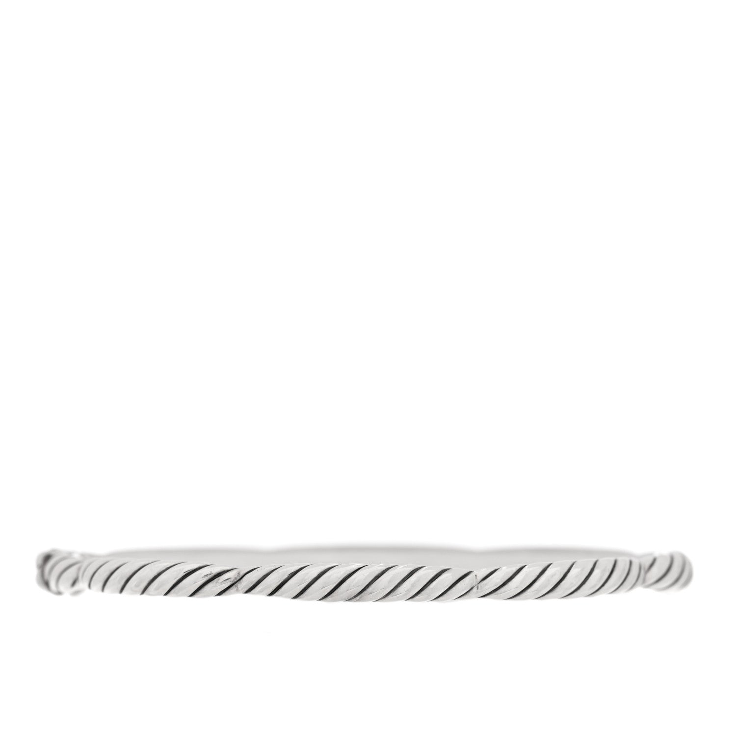 David Yurman Sterling Silver Diamond Tides Bracelet 3 of 4