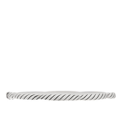 David Yurman Sterling Silver Diamond Tides Bracelet 3 of 4