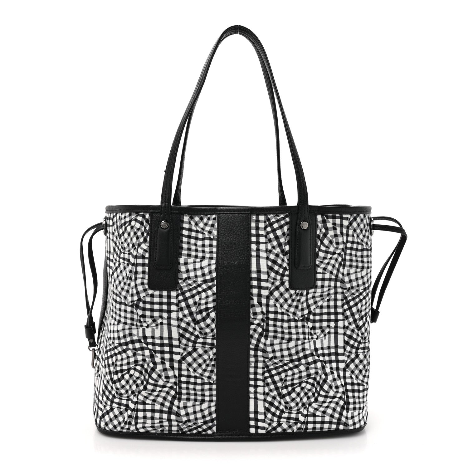 MCM Visetos Medium Liz Reversible Shopper Tote Black 3 of 19