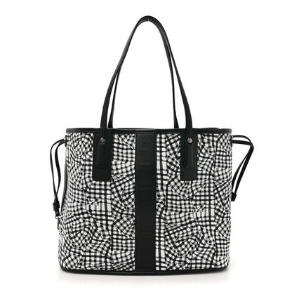 MCM Visetos Medium Liz Reversible Shopper Tote Black 3 of 19