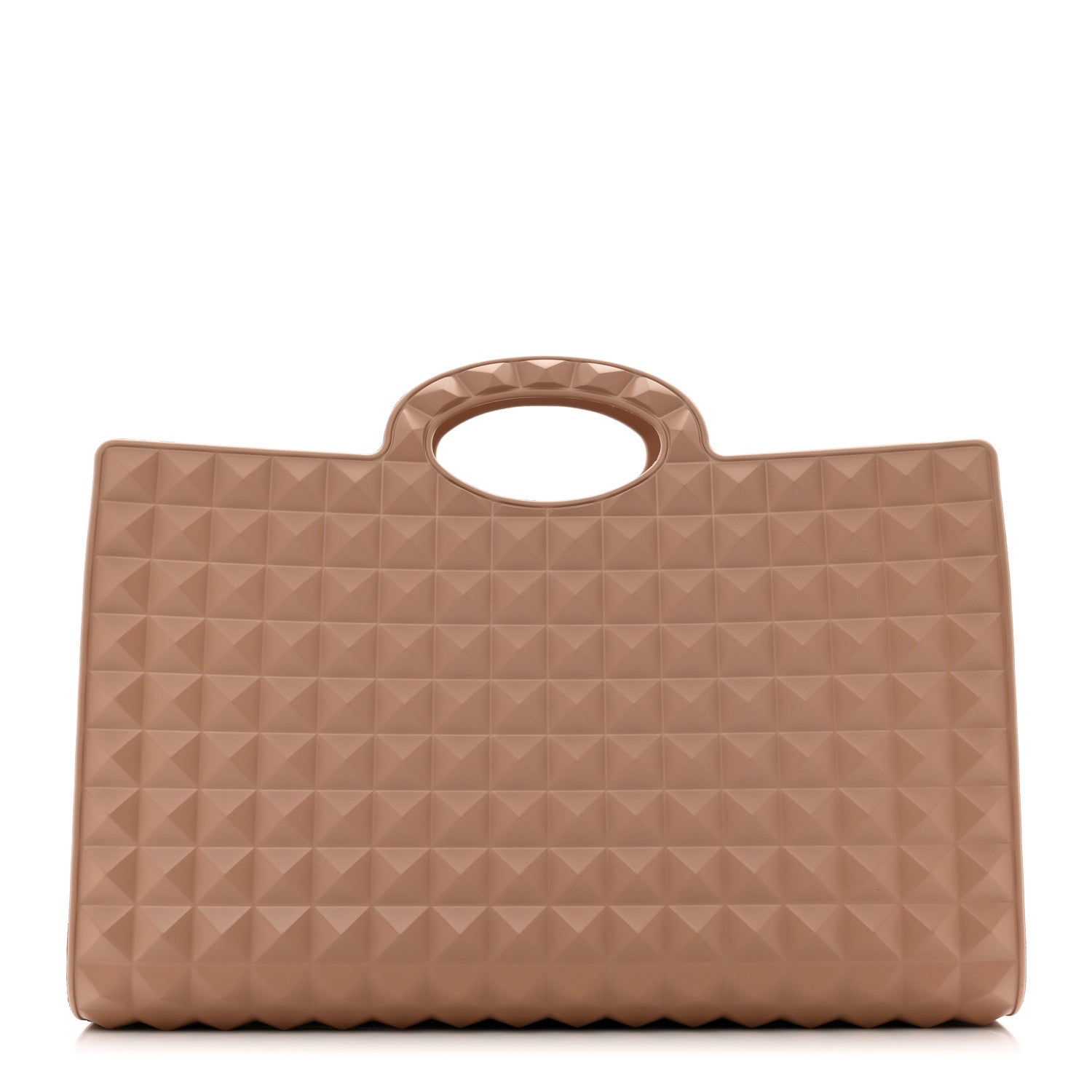 Valentino Garavani Rubber Le Troisieme Tote Rose Cannelle 1 of 8