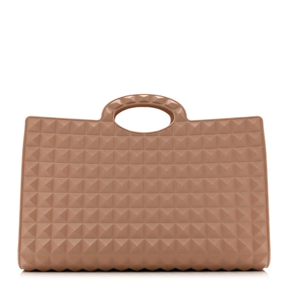 Valentino Garavani Rubber Le Troisieme Tote Rose Cannelle 1 of 8