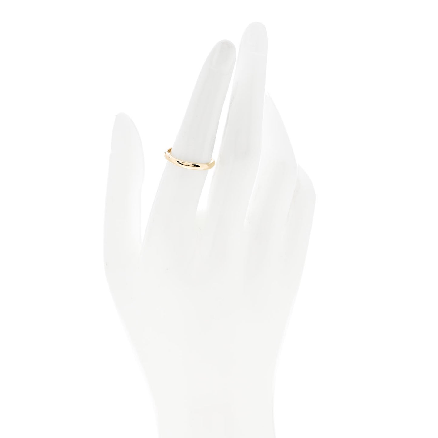 18K Yellow Gold 2.5mm 1895 Wedding Band Ring 54 6.75