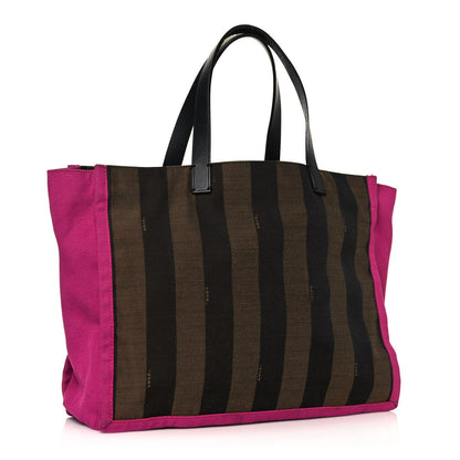 Fendi Pequin Small Shopping Tote Fuchsia 4 of 15