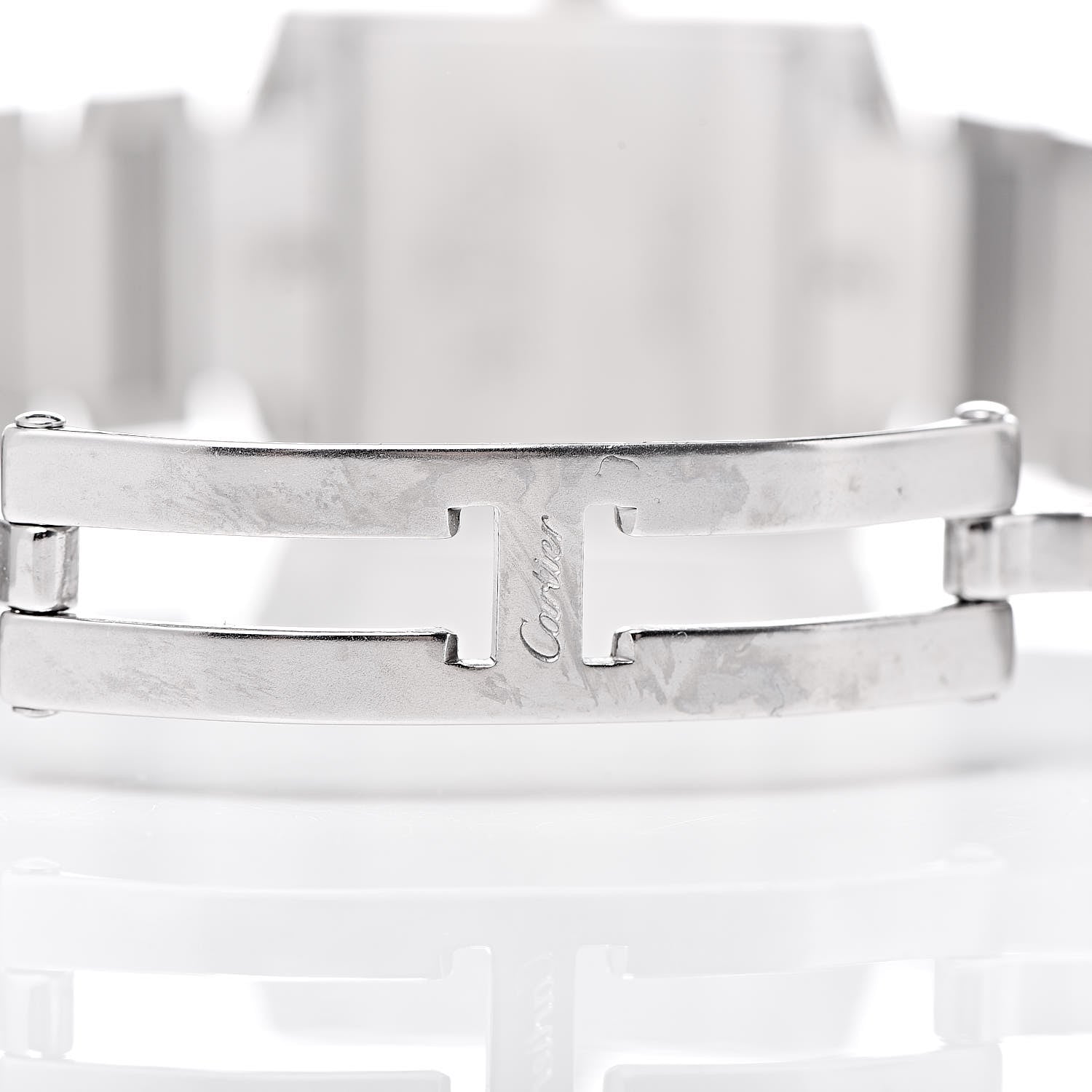 Cartier Stainless Steel 25mm Tank Francaise Quartz Watch 7 of 9