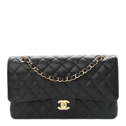 Chanel Caviar Quilted Medium Double Flap Black 1 of 9