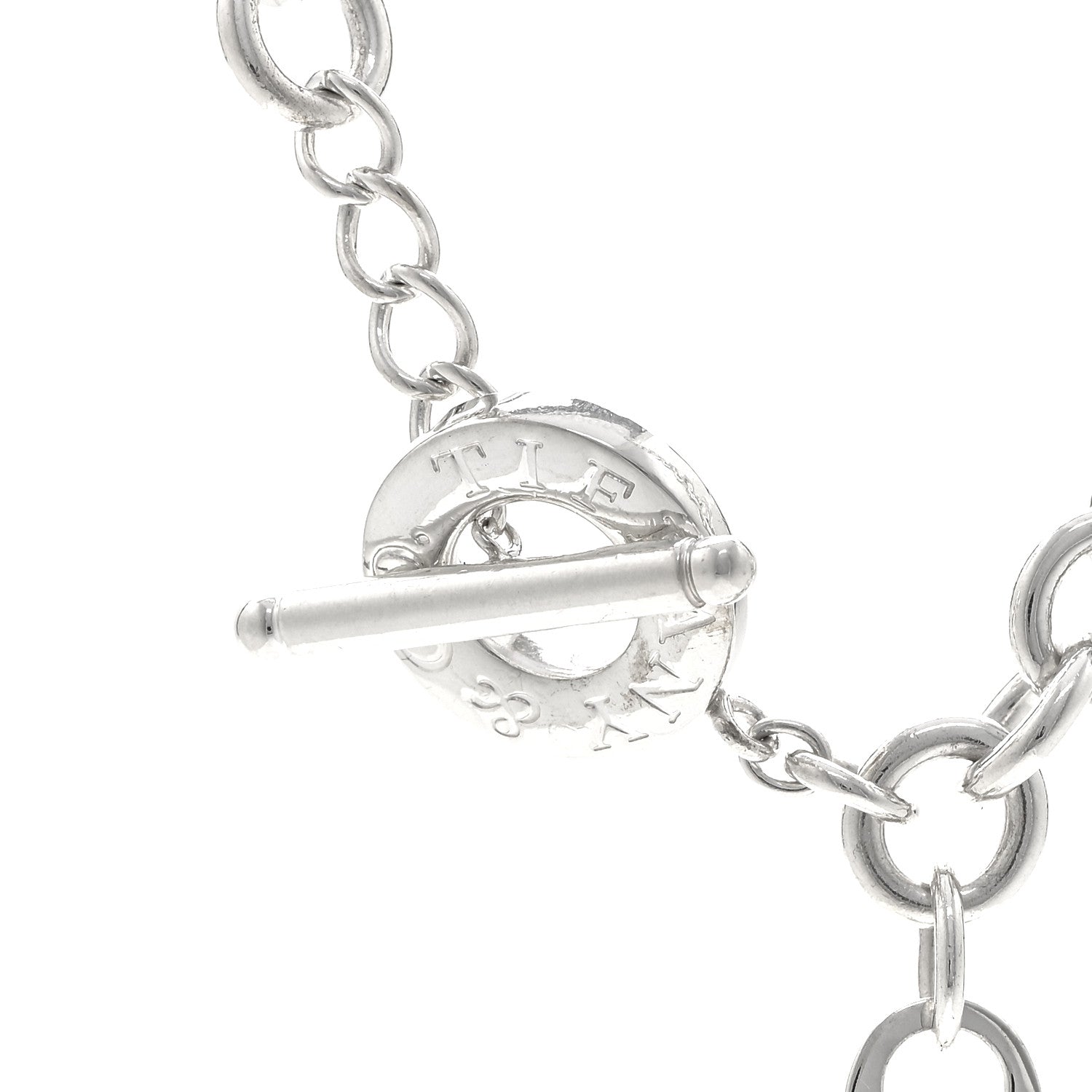 Tiffany Sterling Silver Heart Tag Toggle Necklace 4 of 5