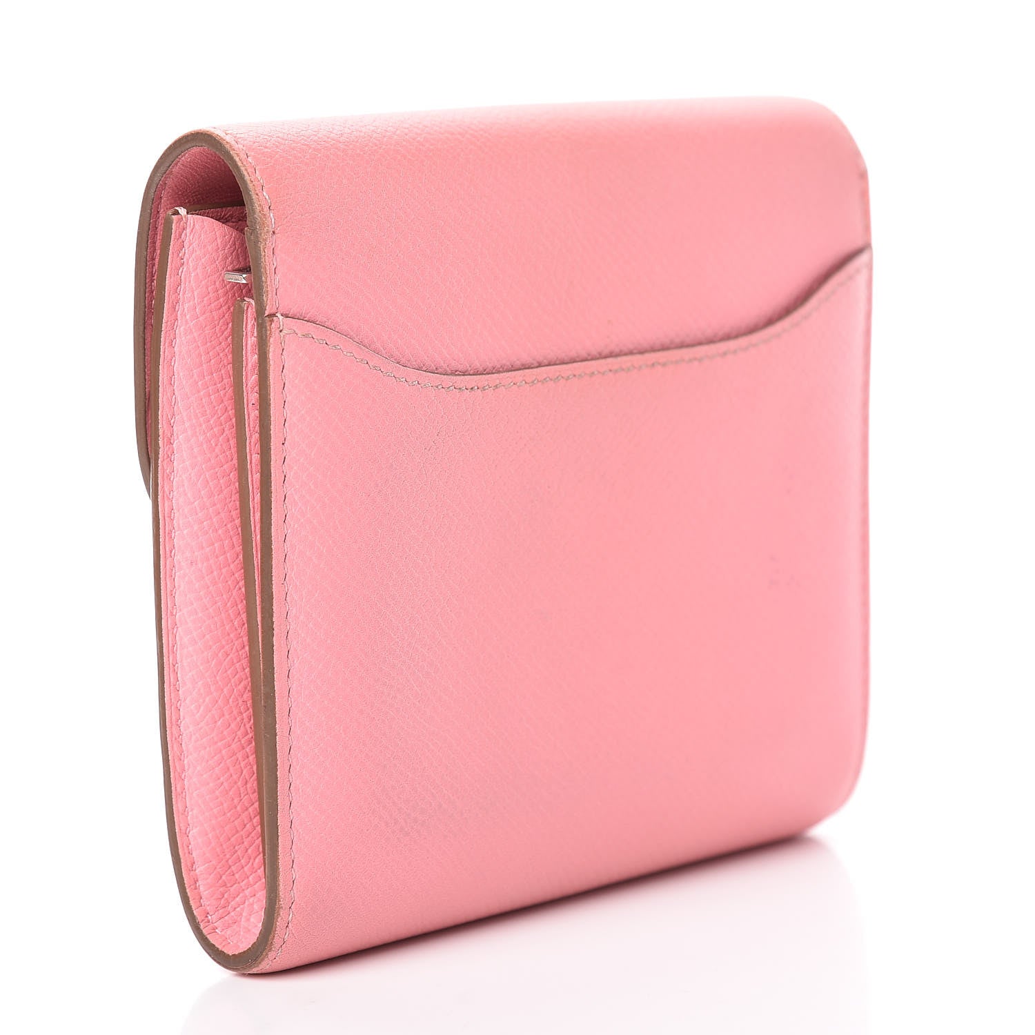 Hermes Epsom Constance Short Wallet Rose Confetti 3 of 24