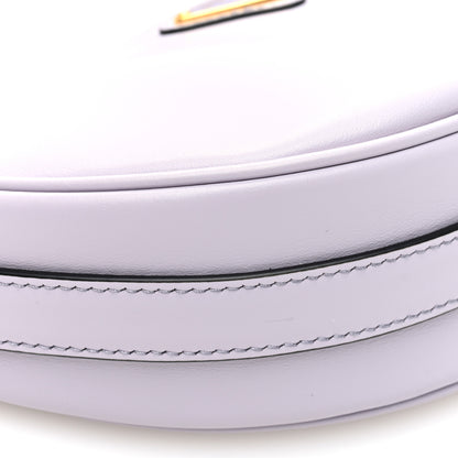 Prada Soft Calfskin Arque Shoulder Bag Glicine 8 of 9