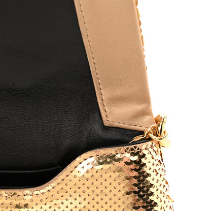 Tom Ford Sequin Mini Label Shoulder Bag Gold 11 of 12