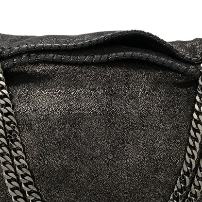 Stella McCartney Chamois Shiny Dotted Small Falabella Tote Ruthenium 8 of 10
