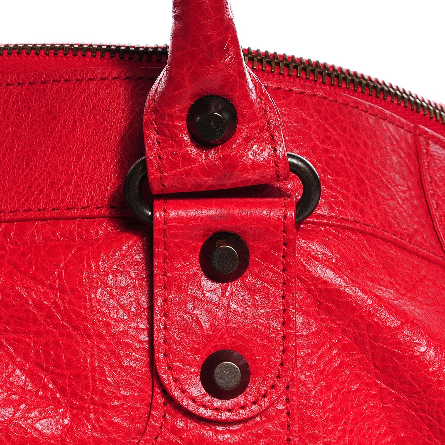 Balenciaga Agneau Classic Hardware Work Rouge Coquelicot 6 of 12