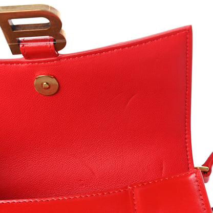 Balenciaga Shiny Box Calfskin Hourglass Top Handle Bag XS Bright Red 10 of 10