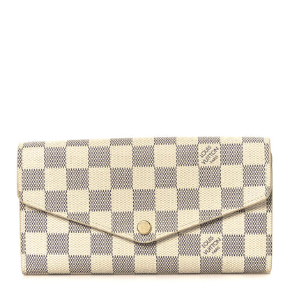 Louis Vuitton Damier Azur Sarah Wallet NM 1 of 7