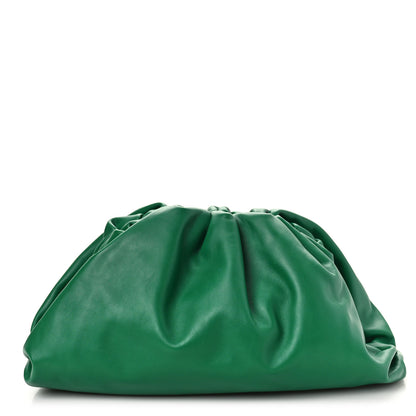 Bottega Veneta Smooth Butter Calf The Pouch Oversized Clutch Racing Green 2 of 9