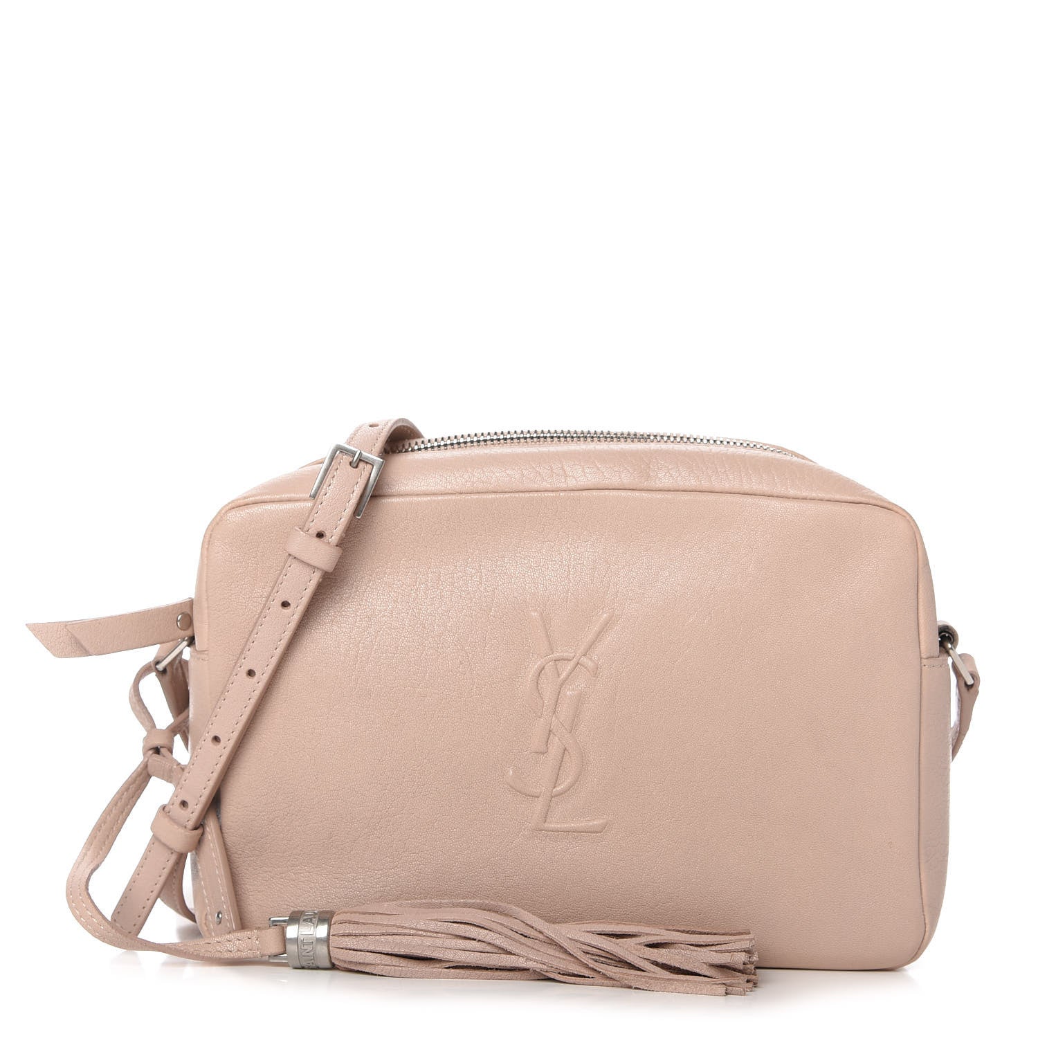 Saint Laurent Lambskin Monogram Small Lou Camera Bag Marble Pink 1 of 10
