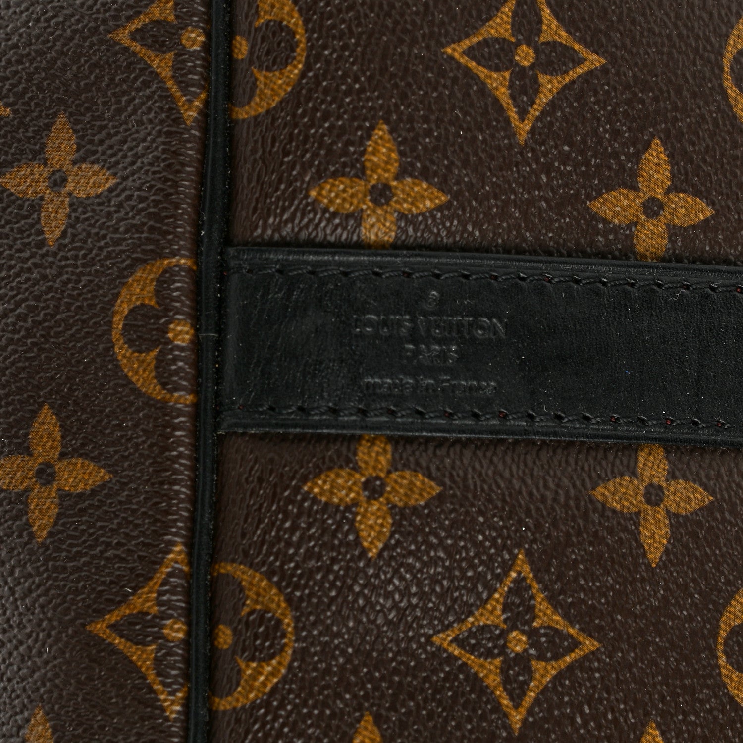 Louis Vuitton Monogram Macassar Keepall Bandouliere 55 6 of 9