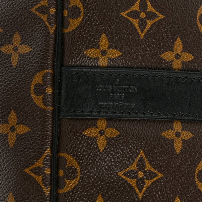 Louis Vuitton Monogram Macassar Keepall Bandouliere 55 6 of 9