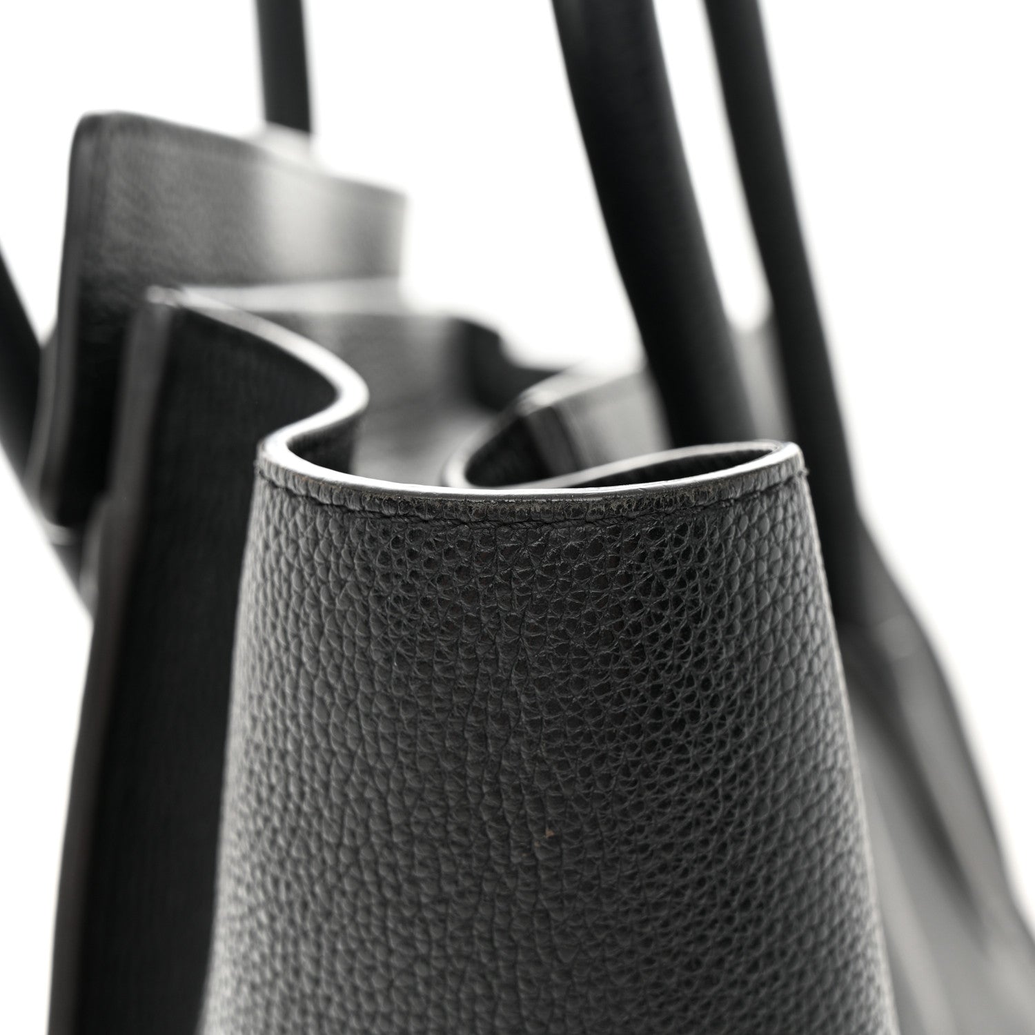 Celine Drummed Calfskin Mini Luggage Black 12 of 12
